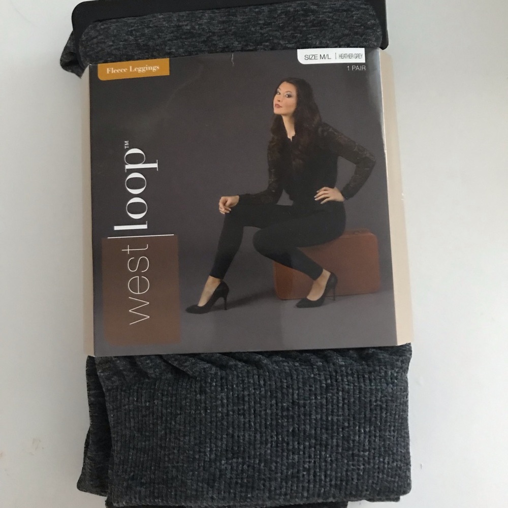 West loop fleece leggings NWT
